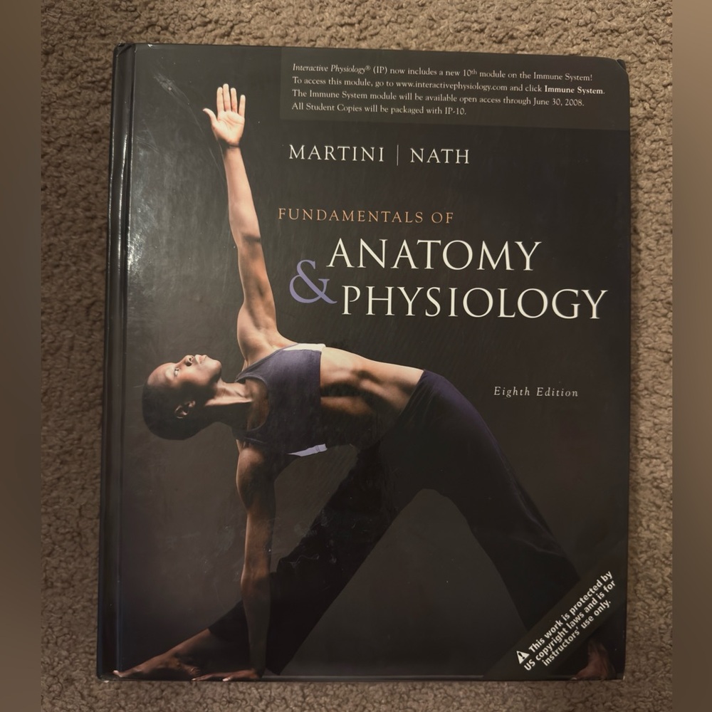 Anatomy and Physiology Book 8th Edition